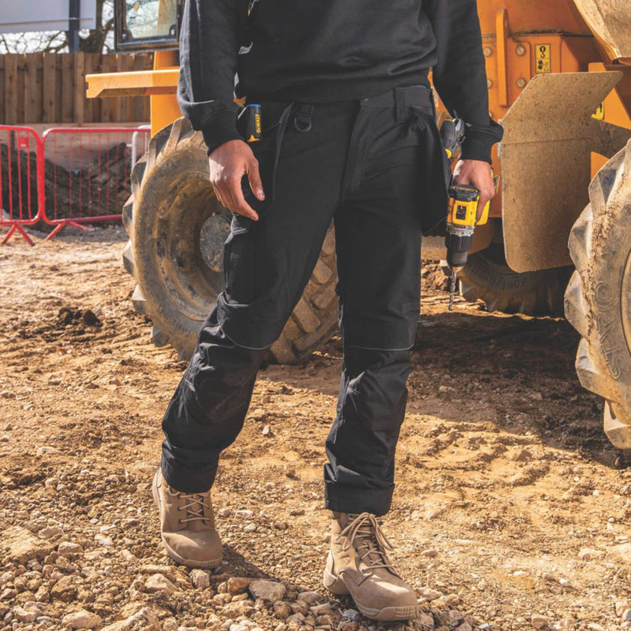 DEWALT Reno Work Trousers Black 32" W 31" L - Image 6