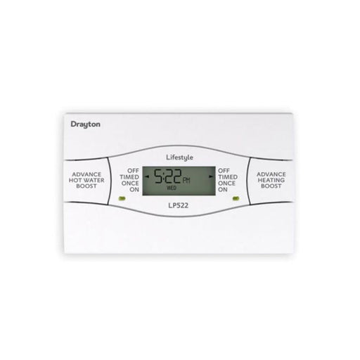 Drayton Programmer 25474BQ Room Thermostat White Plastic 2A 3 Programmes - Image 1