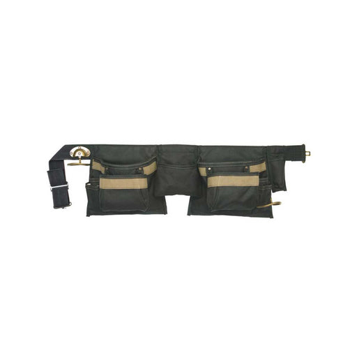 Carpenters Apron Black Polyester Twist Lock Fastening 50 mm Belt Waist 29-46 in - Image 1
