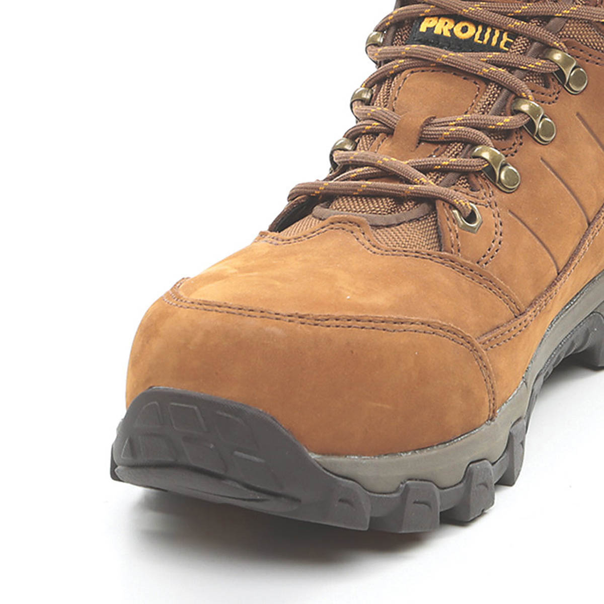 DeWalt Safety Boots Mens Wide Fit Brown Leather Work Shoes Aluminium Toe Size 12 - Image 4