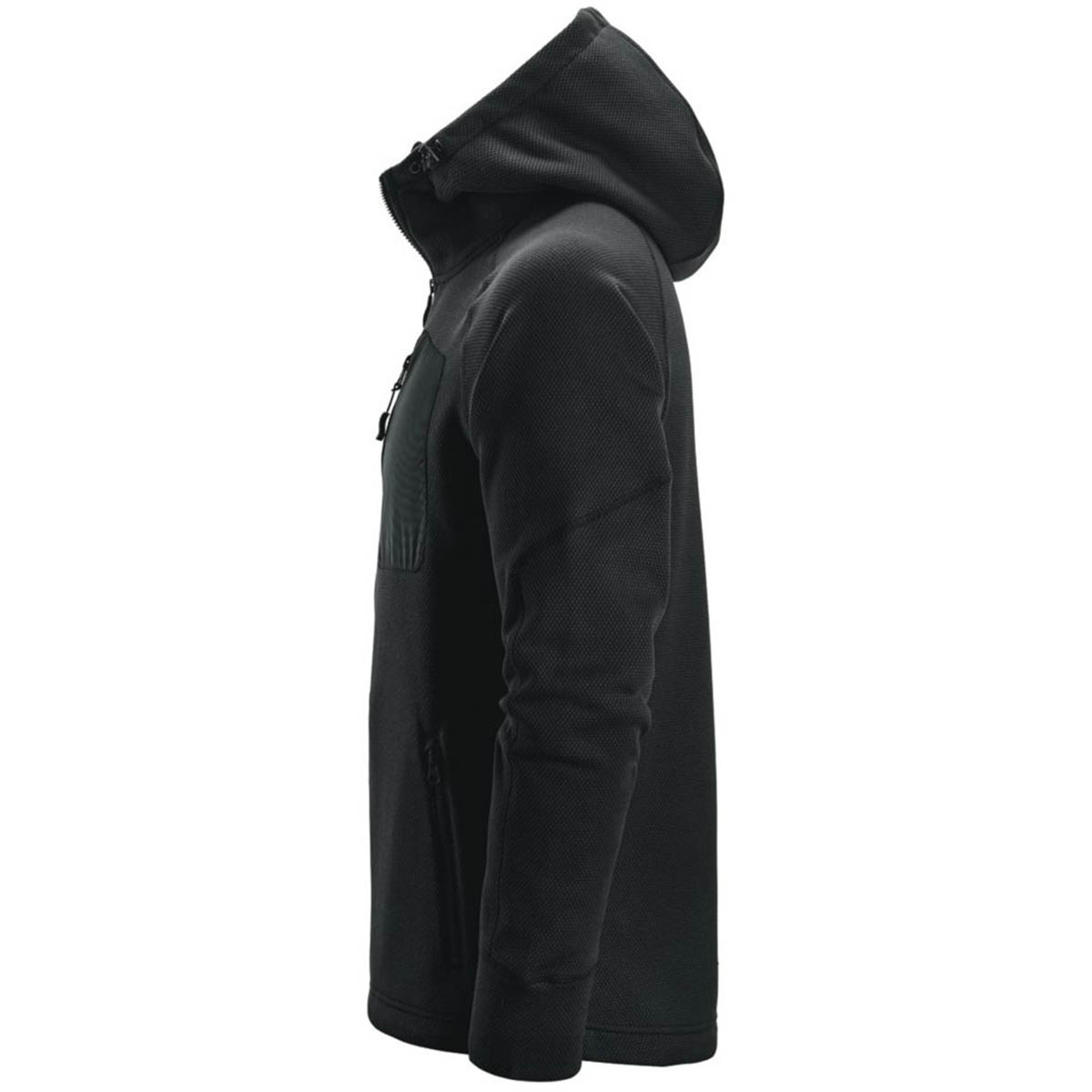 Snickers Work Hoodie Mens Regular Fit Black Breathable X Large 46" Chest - Image 4