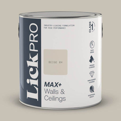 Emulsion Paint Matt Beige Indoor Wall Ceiling Washable Quick Dry 2.5Ltr - Image 1