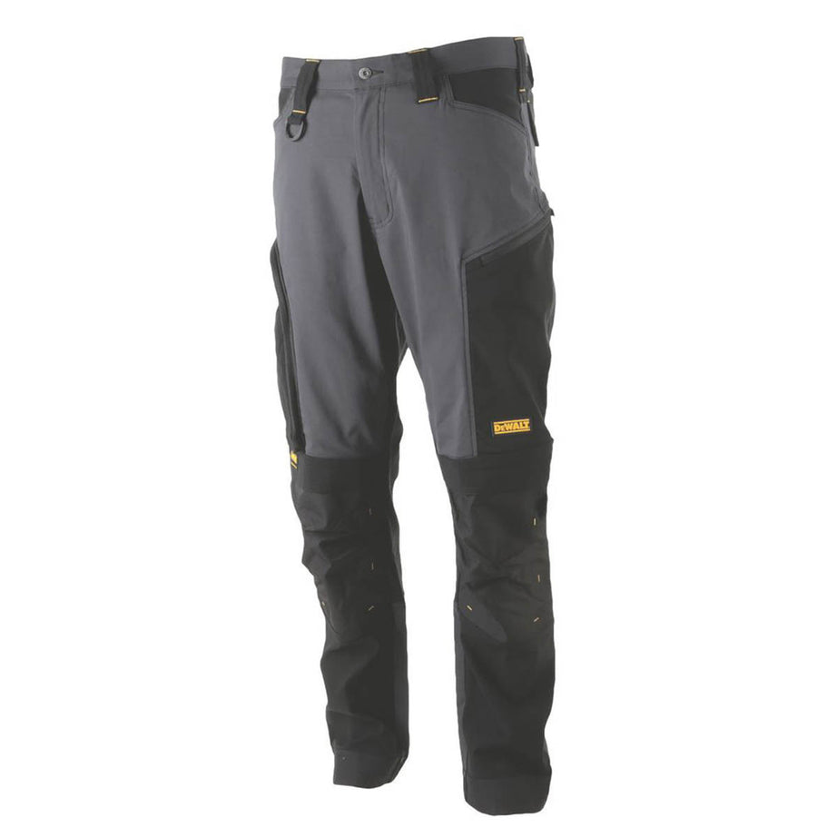 DEWALT Waterford Work Trouser Grey/Black 32" W 31" L - Image 1