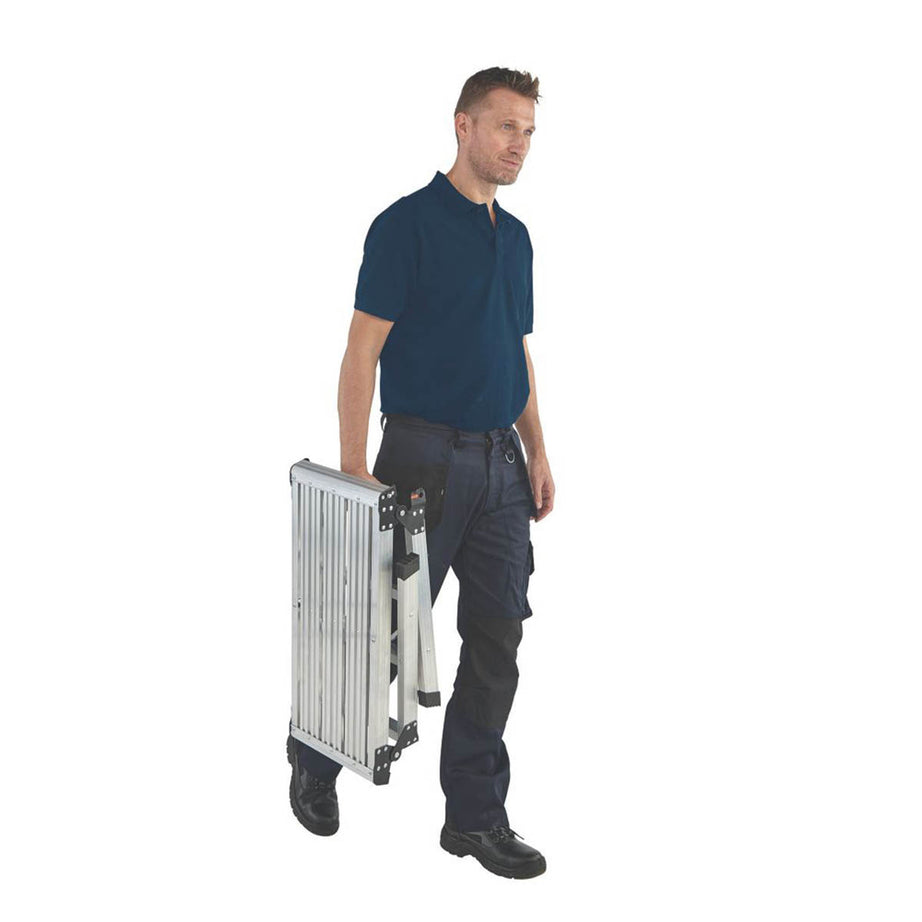 Magnusson Folding Work Platform Aluminium 500mm x 600mm - Image 4