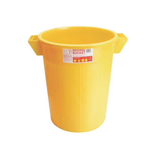 Builder Bucket Yellow Heavy Duty 50L Handles Multipurpose DIY Strong Plastic - Image 1