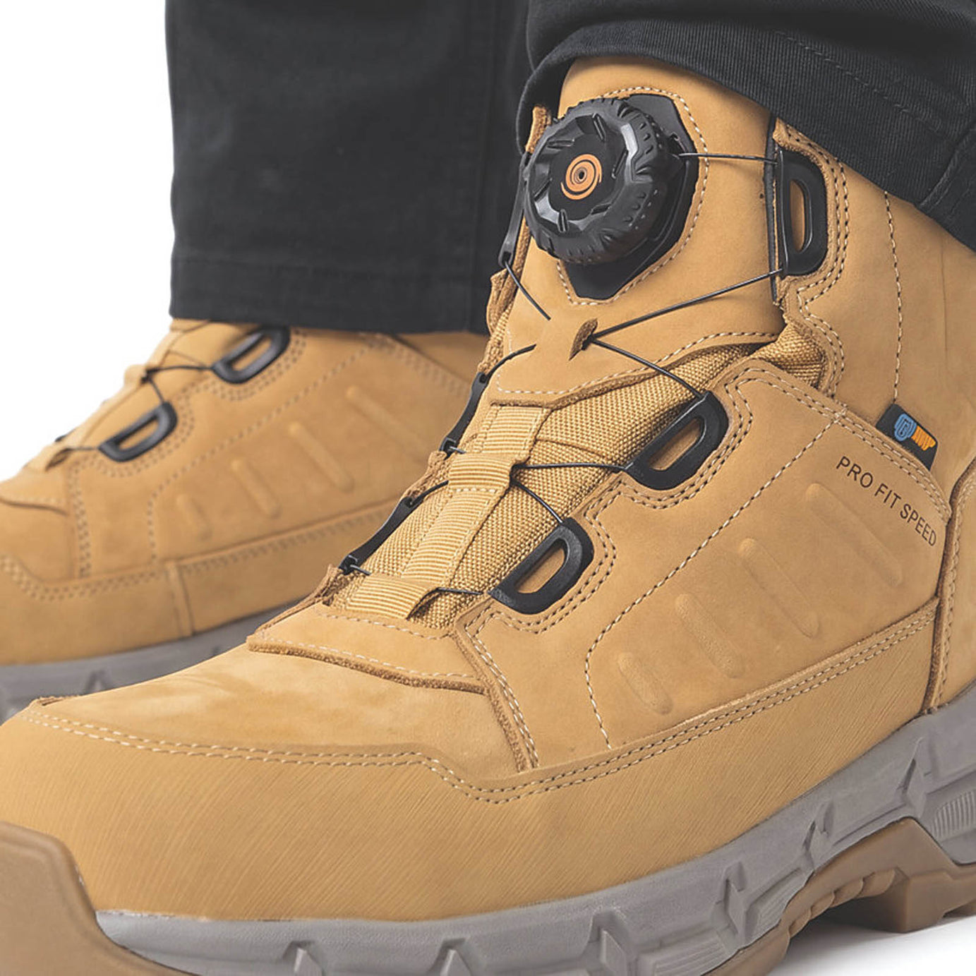 Site Safety Boots Mens Assert Standard Fit Brown Waterproof Composite Toe Size 7 - Image 3