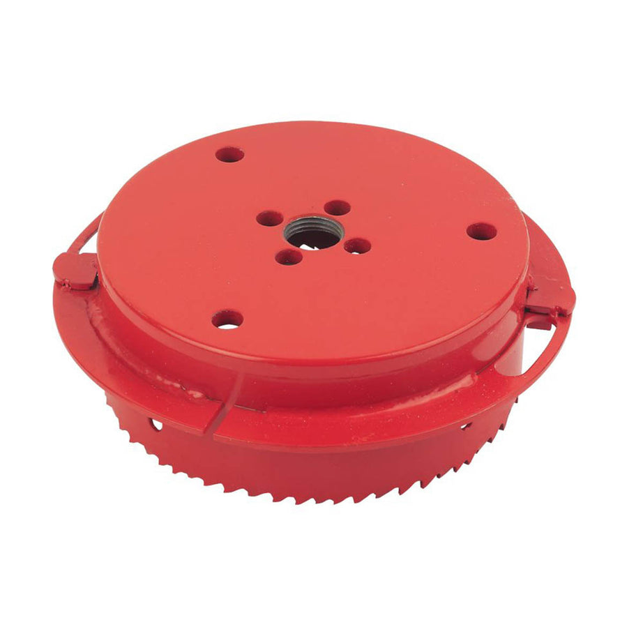 Erbauer Wood Cutter Hole Saw Drill Bit For SDS Plus and 3 Jaw Chuck 111mm - Image 1
