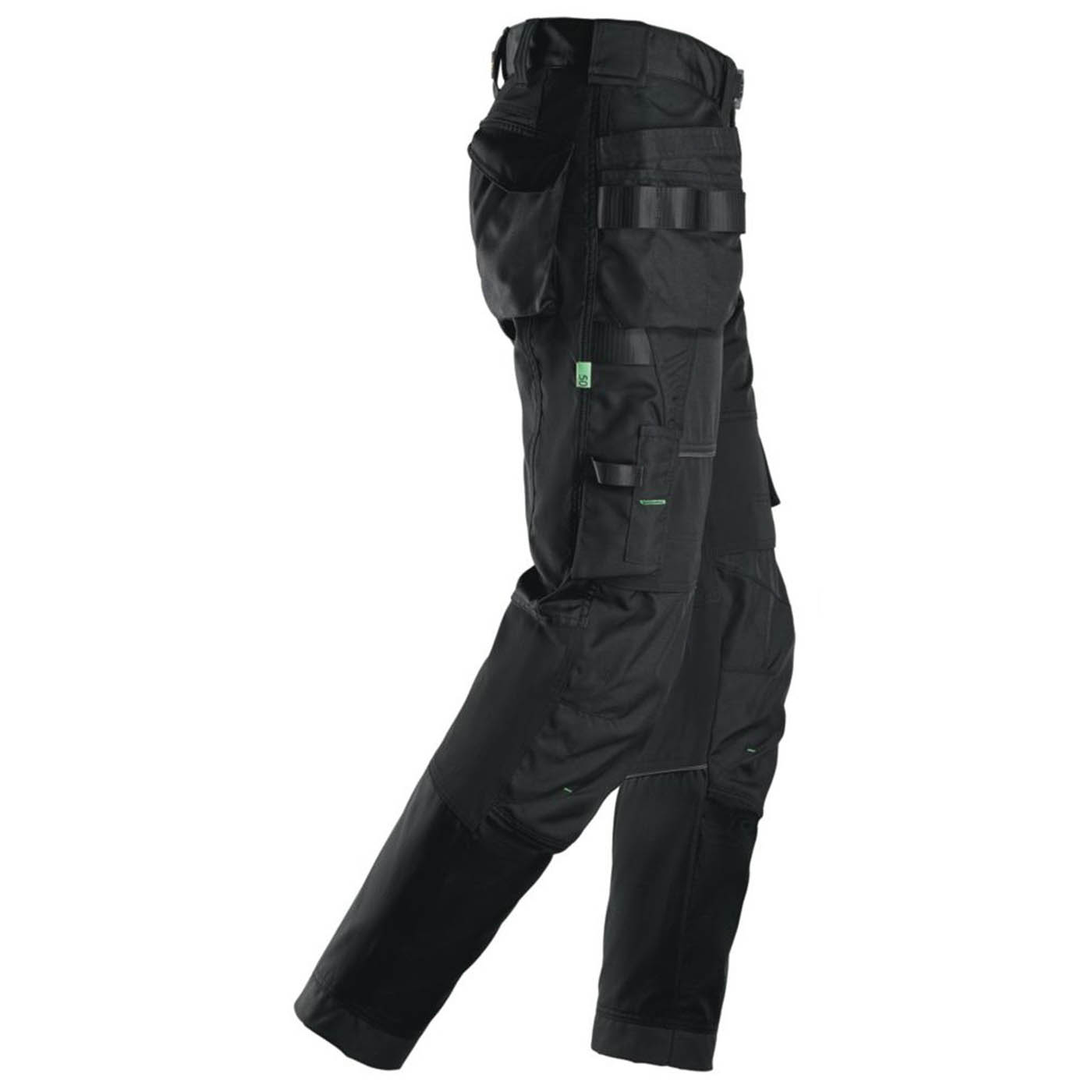 Snickers Work Trousers Mens Regular Fit Black Stretch Multi Pockets 31W 30L - Image 4