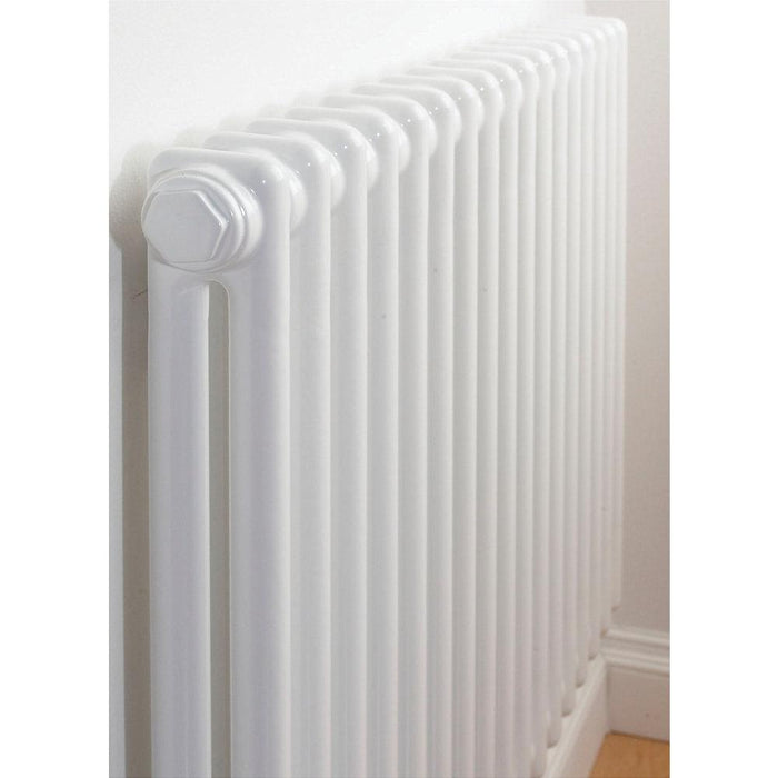 Acova 2 Column Radiator White Steel Horizontal Traditional 770W (H)60x(W)81.2cm - Image 3