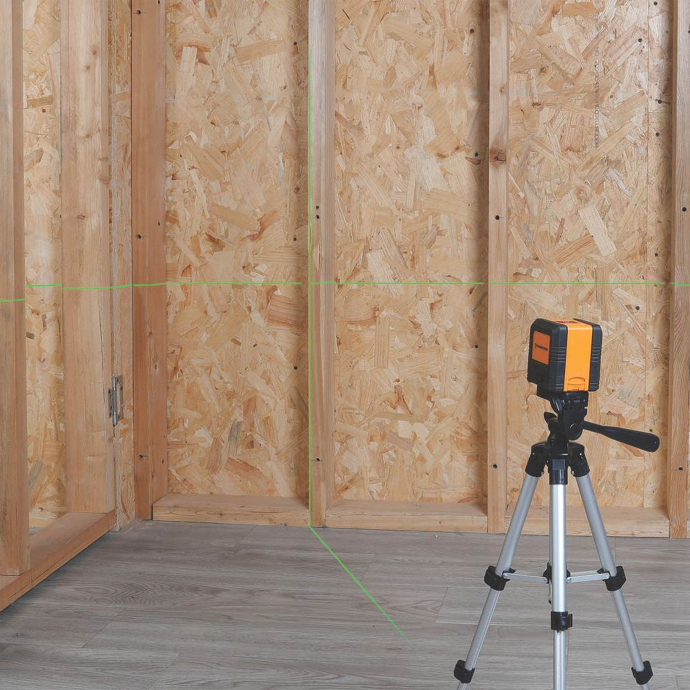 Magnusson  Green Self-Levelling Cross-Line Laser Level with Tripod - Image 4