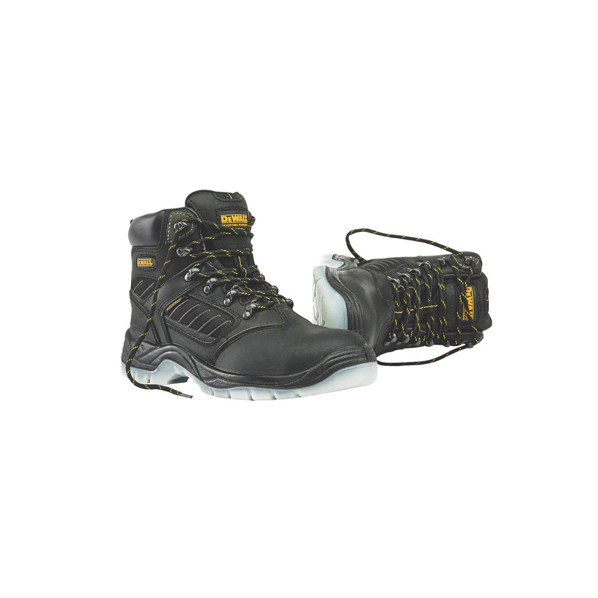DeWalt Safety Boots Mens Wide Fit Black Waterproof Work Shoes Steel Toe Size 11 - Image 1