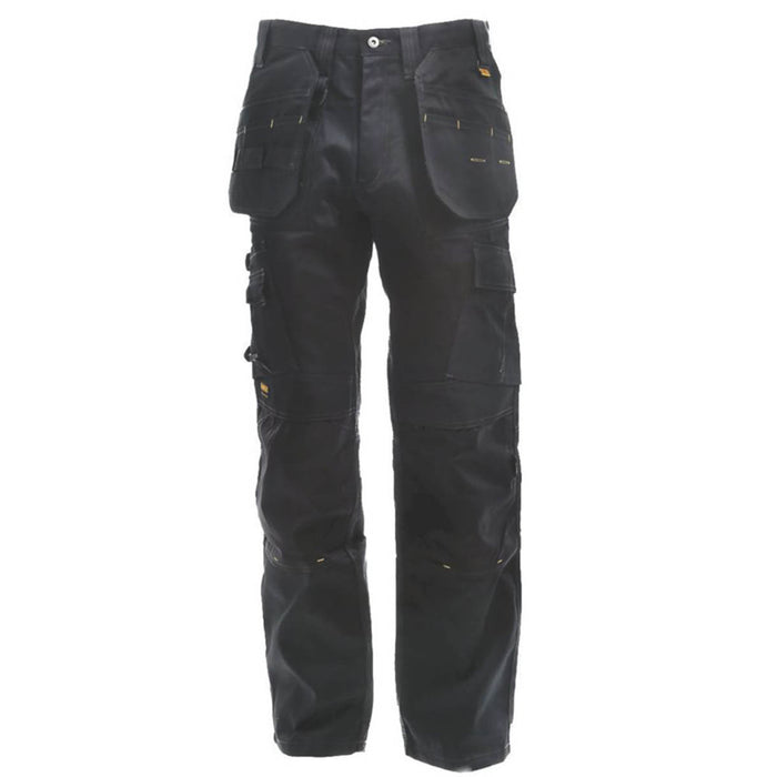 DeWalt Work Trousers Mens Straight Leg Black Multi Pockets Breathable 36"W 33"L - Image 2