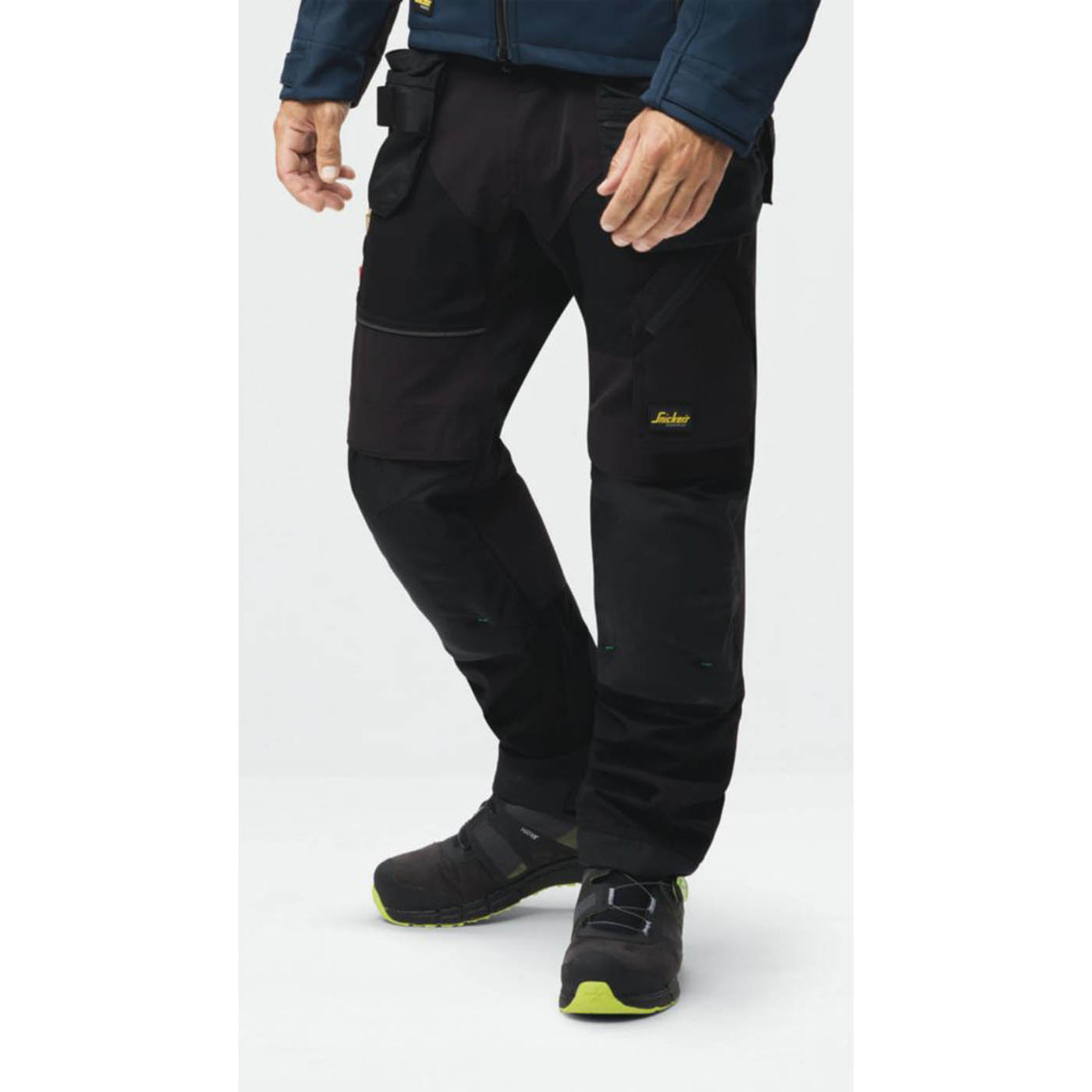 Snickers 6902 Stretch Work Trousers Black 38" W 32" L - Image 3