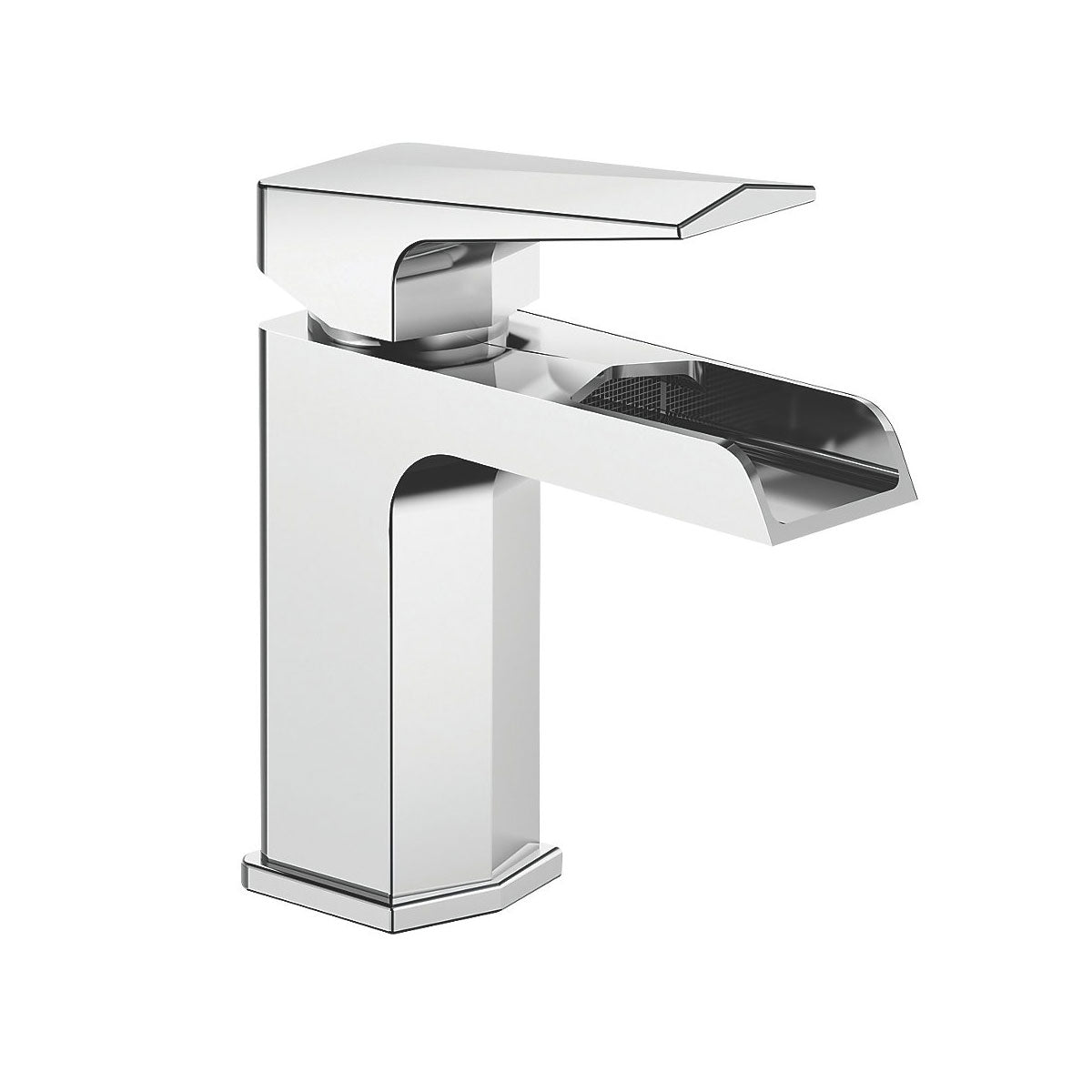 Bristan Basin Tap Mono Mixer Chrome Single Lever Waterfall Bathroom Waste - Image 1