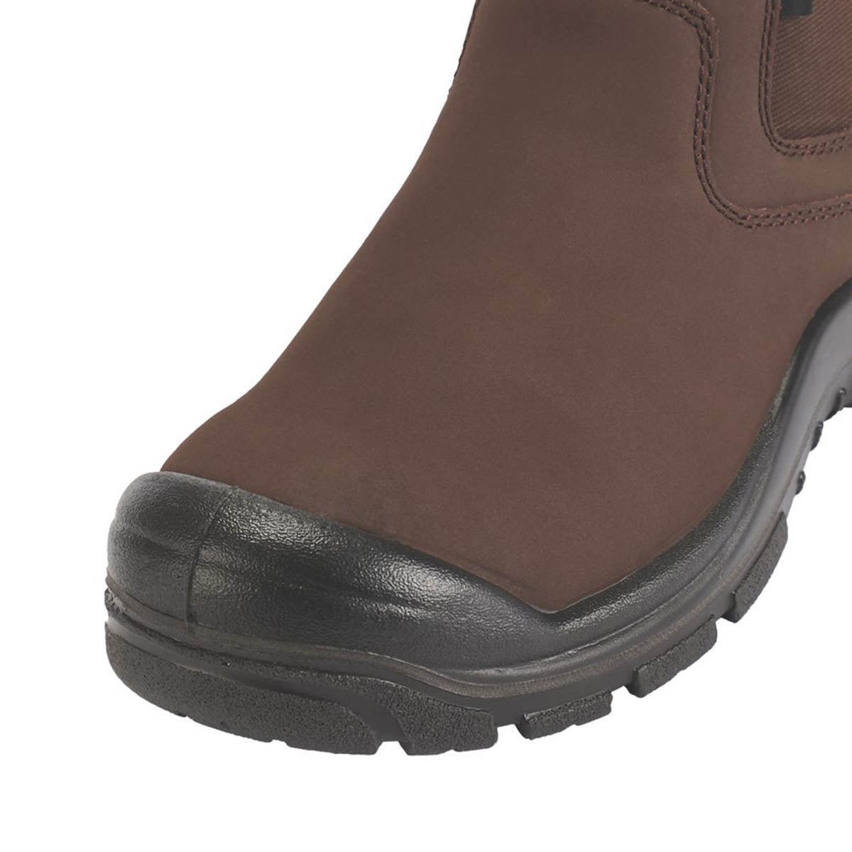 Site Safety Dealer Boots Mens Standard Fit Brown Work Shoes Steel Toe Size 11 - Image 5