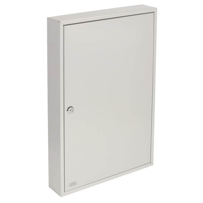 Key Cabinet Safe 50 Hooks Heavy Duty Index System Secure Lock Indoor 2 Keys - Image 1