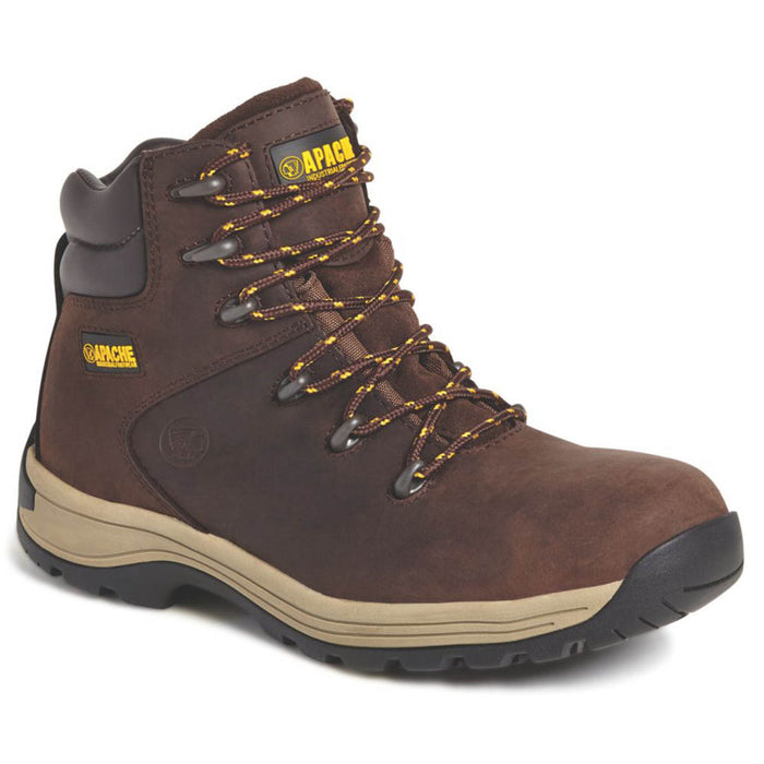 Apache AP315CM   Safety Boots Brown Size 8 - Image 1