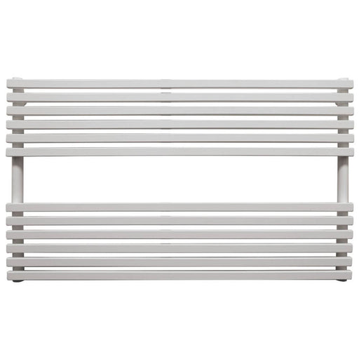 Designer Towel Rail Radiator White Flat Bathroom Warmer 672W (H)600x(W)1000mm - Image 1