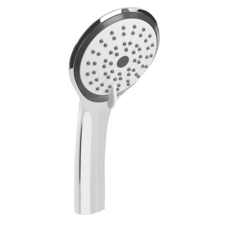 Bristan Shower Head Chrome 3 Spray Patterns Round Handset Contemporary Bathroom - Image 1
