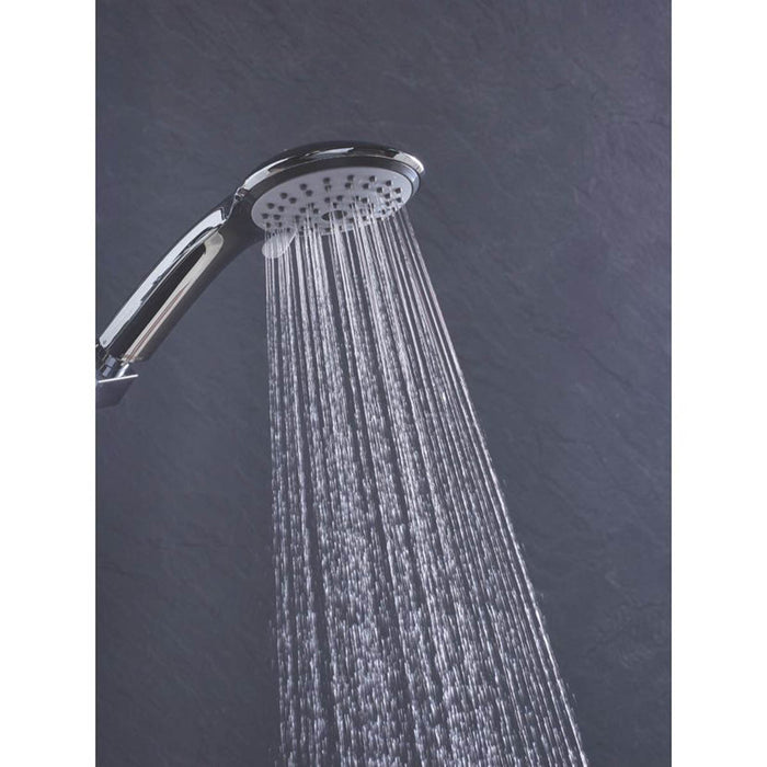 Bristan Shower Head Handset 3-Spray Patterns Round Chrome Large Bathroom - Image 3
