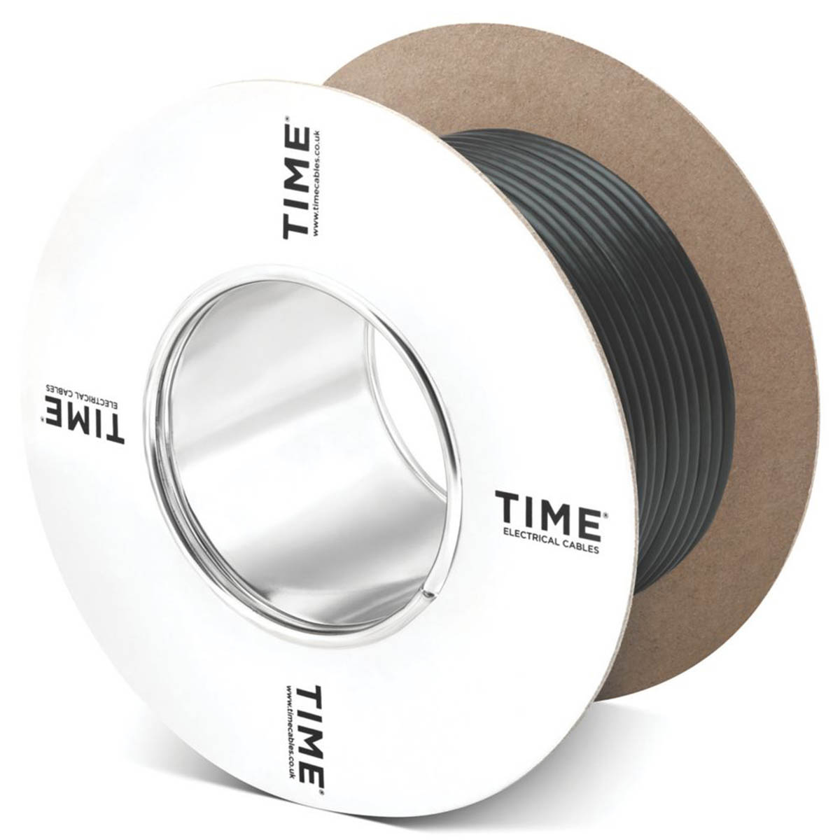 Time Flexible Cable 3-Core 2183Y Black PVC Sheathed Indoor 0.75mm² 25m Drum - Image 3