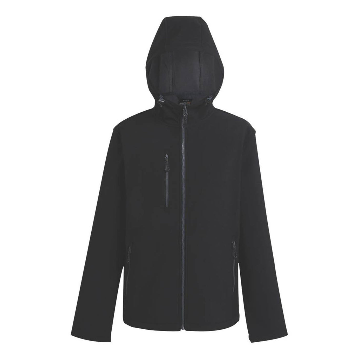 Regatta Navigate  2-Layer Hooded Jacket Black/Seal Grey X Large 43.5" Chest - Image 1
