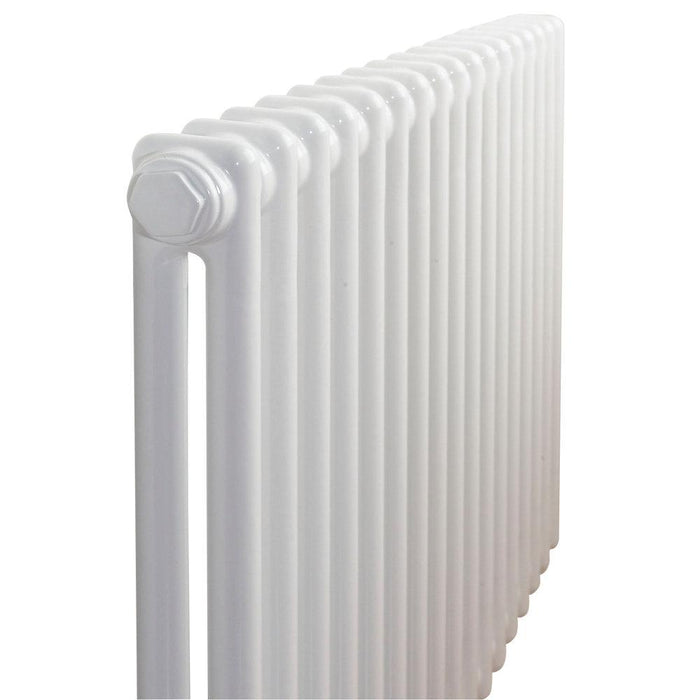 Acova 2 Columns Radiator Horizontal Heater Central Heating White Steel 653W - Image 2