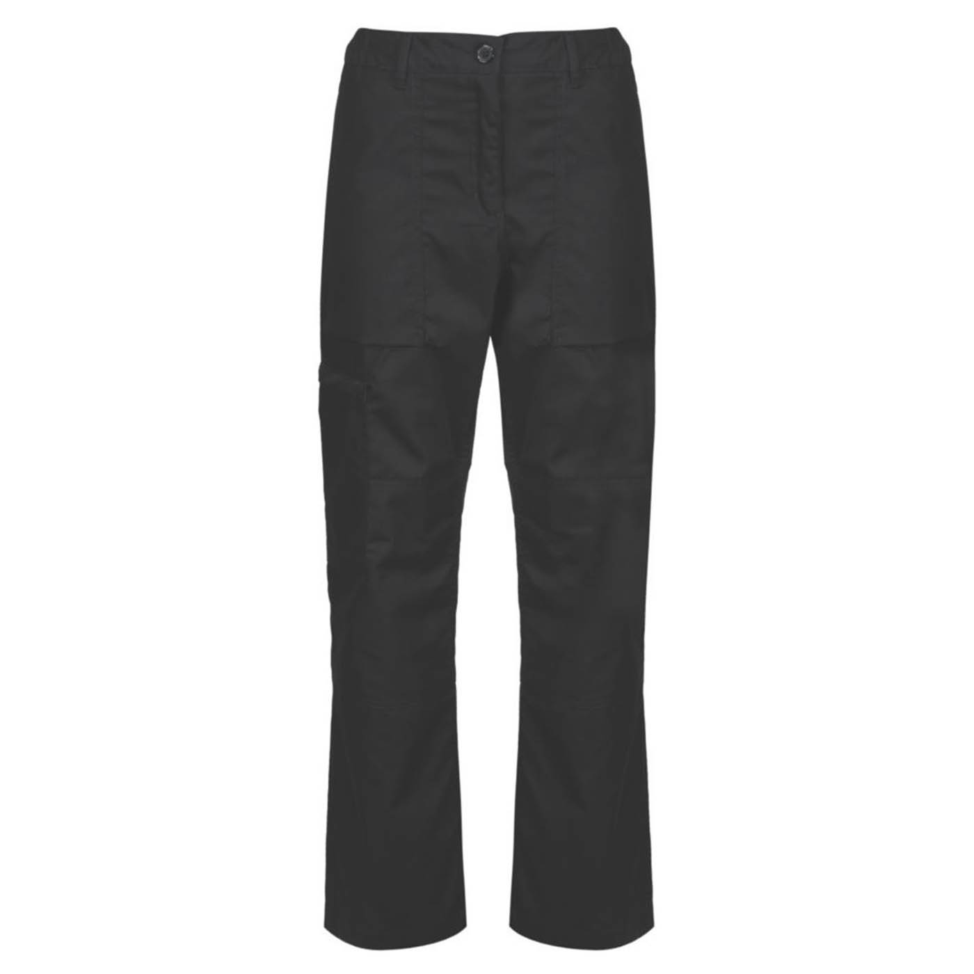 Regatta Work Trousers Womens Classic Fit Black Cargo Multi Pockets Size 10 31L - Image 1