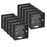 Back Box Wall Socket 1-Gang UK Surface Mounted Pattress Black 28mm 10 Pack - Image 1