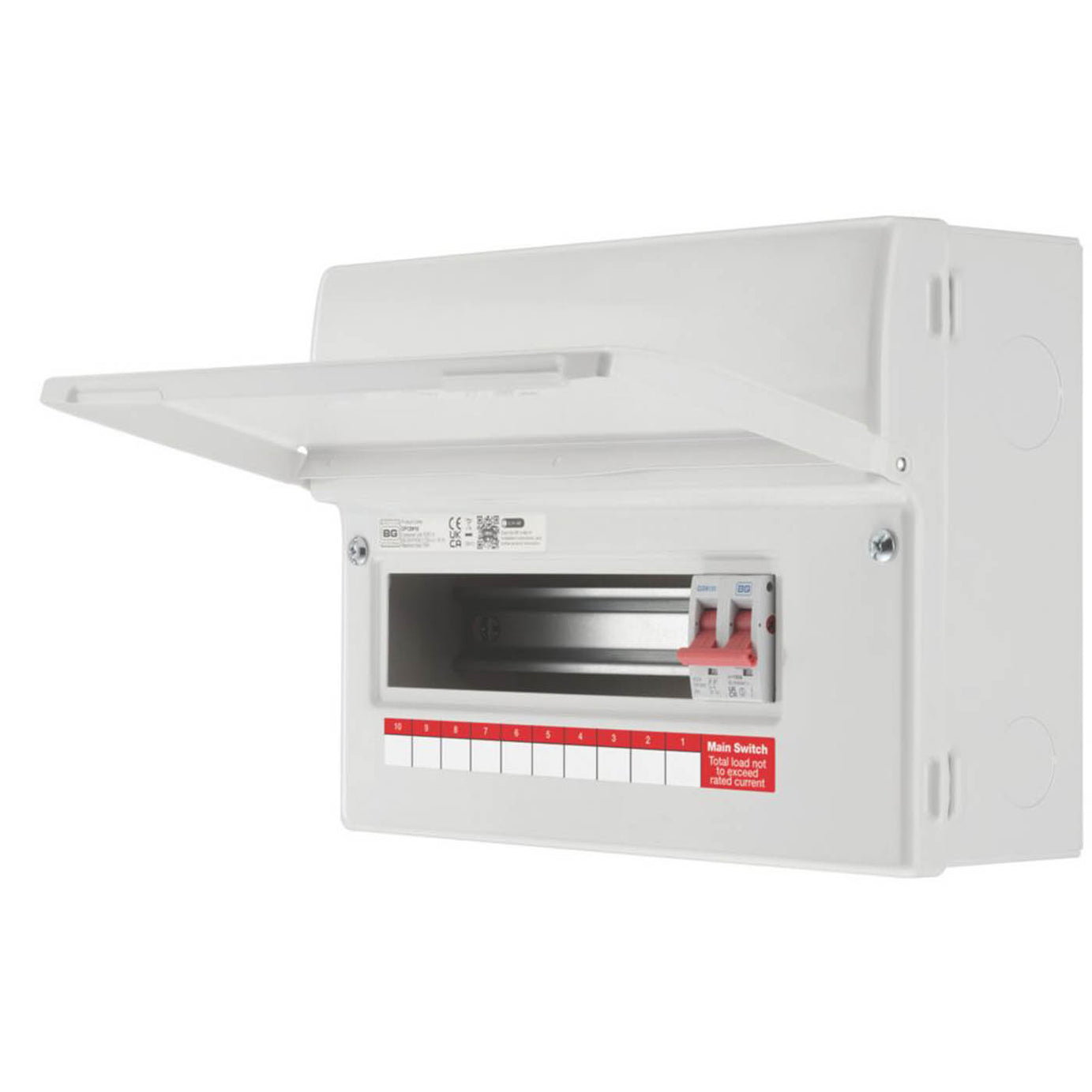 British General Consumer Unit High Integrity Main Switch CF12M10-01 10-Module - Image 1