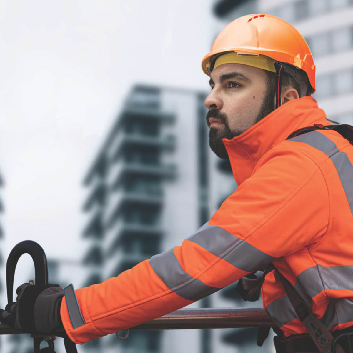 JSP Working at Height Helmet Orange EVOLite Skyworker - Image 2