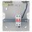 British General Consumer Unit Main Switch 4 Way Fuse Box 6 Module Part-Populated - Image 2
