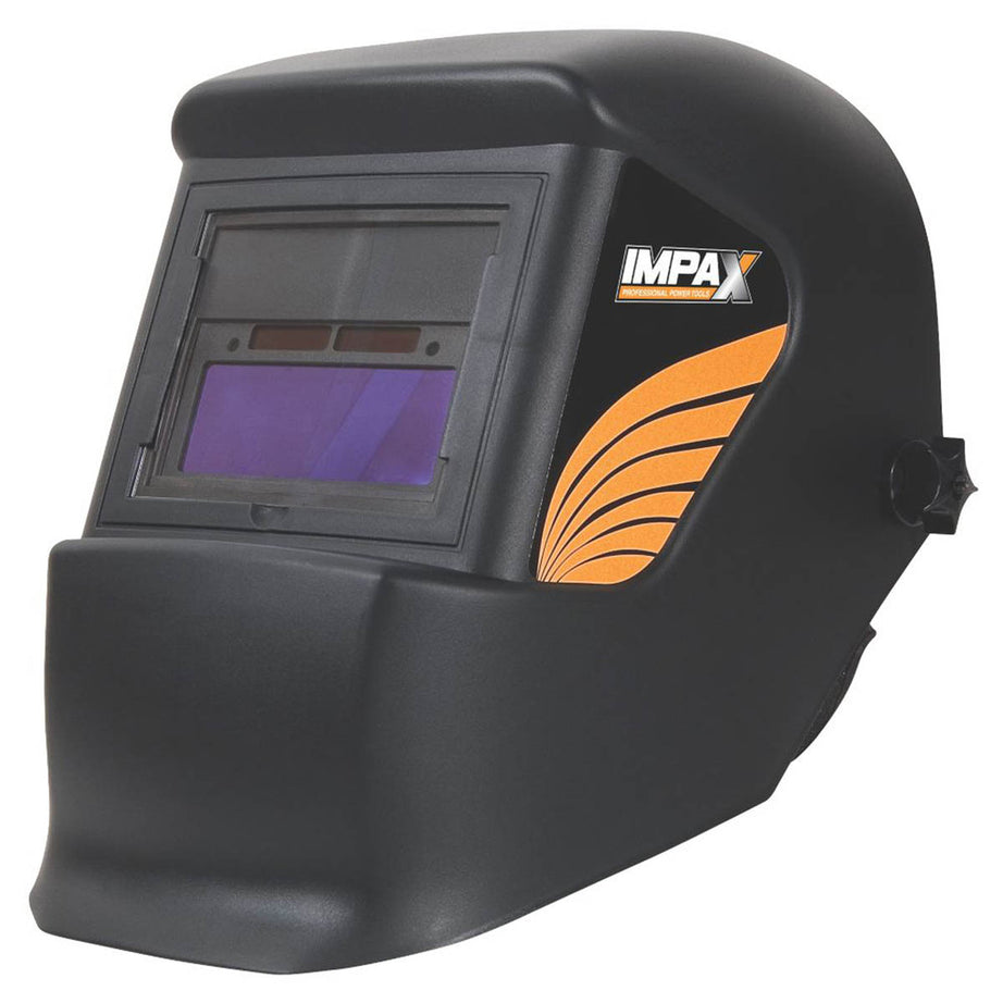 Impax Automatic Welding Helmet IM-ACC-AWH Unisex Black Solar Powered Mask - Image 1