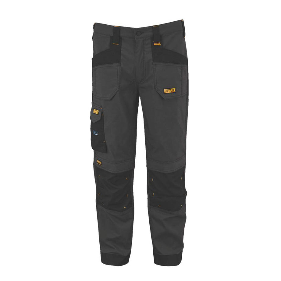 DeWalt Cambridge Coolmax Work Trousers Black/Grey 36" W 31" L - Image 1