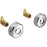 Mira Bar Valve Fixing Kit Chrome Brass Round ABS Covers Solid Easy Installation - Image 2