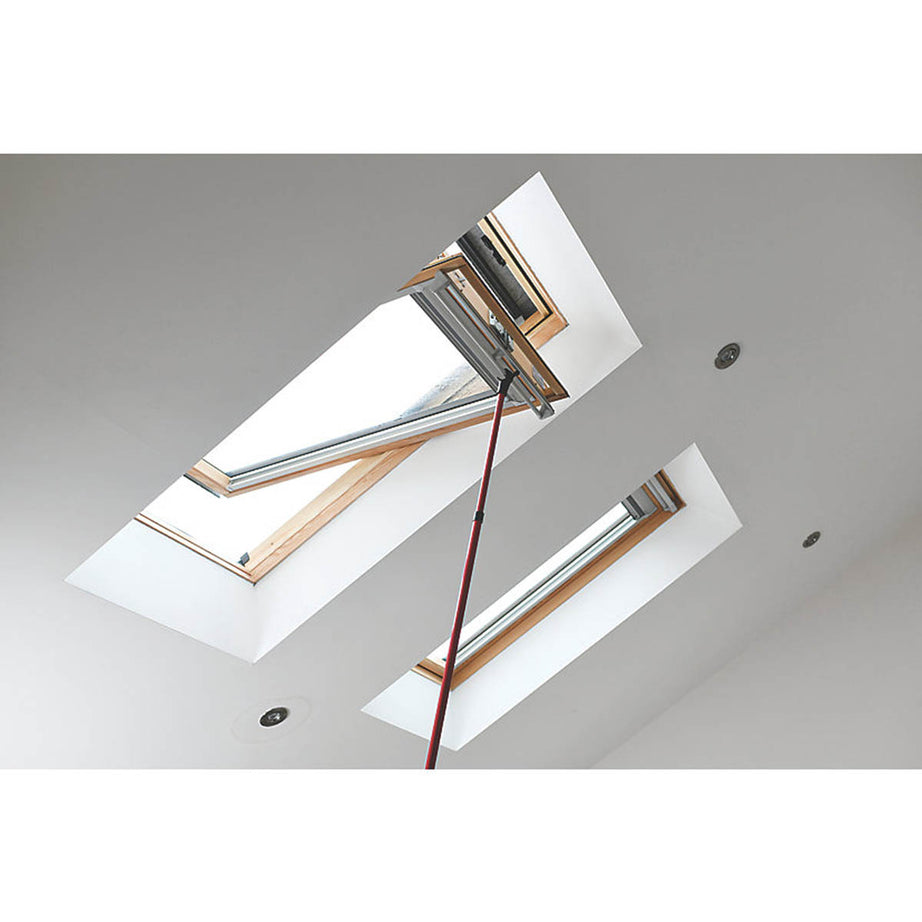 Keylite Roof Window Opening Pole Telescopic Rod Aluminium Plastic White 3m - Image 3