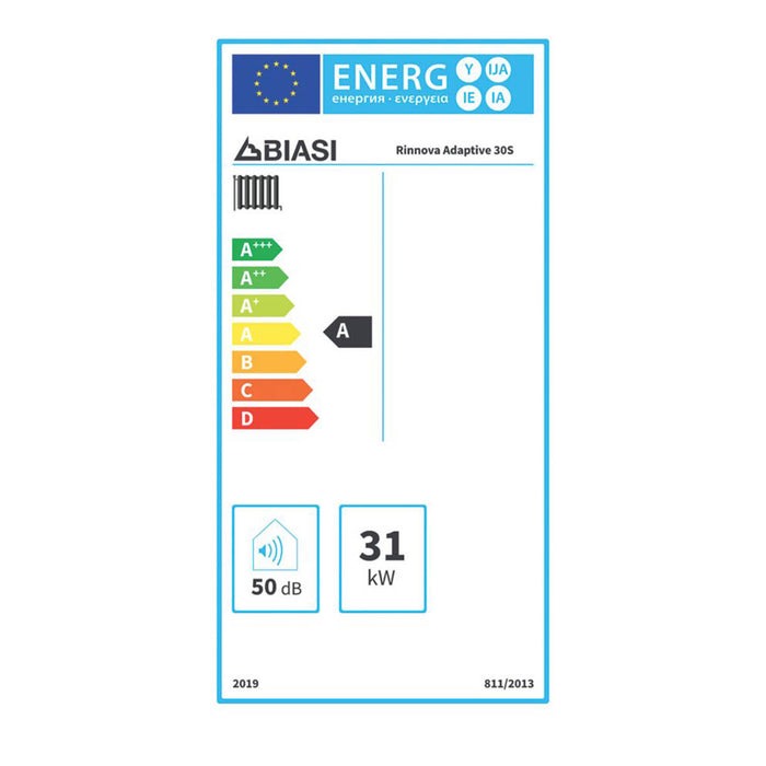 Biasi System Boiler Gas/LPG Rinnova30S White Frost Protection Indoor 30.6kW - Image 5