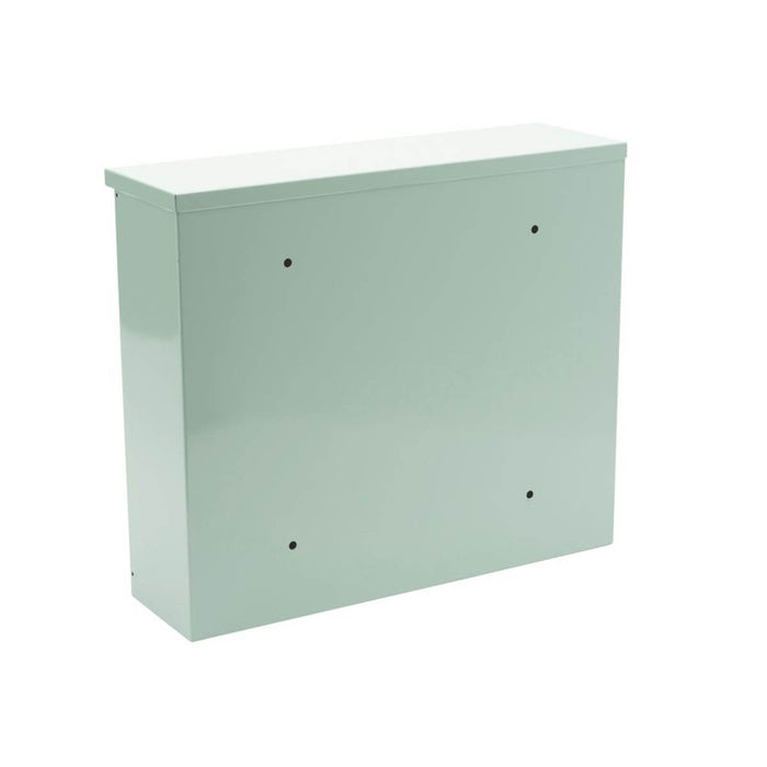 Post Box Green Lockable 2 Keys Steel Wall Mounted Parcel Letterbox Outdoor - Image 4