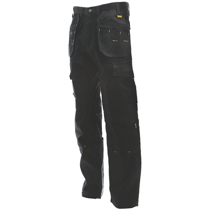 DeWalt Work Trousers Mens Black Straight Leg Breathable Multi Pocket 38"W 29"L - Image 3