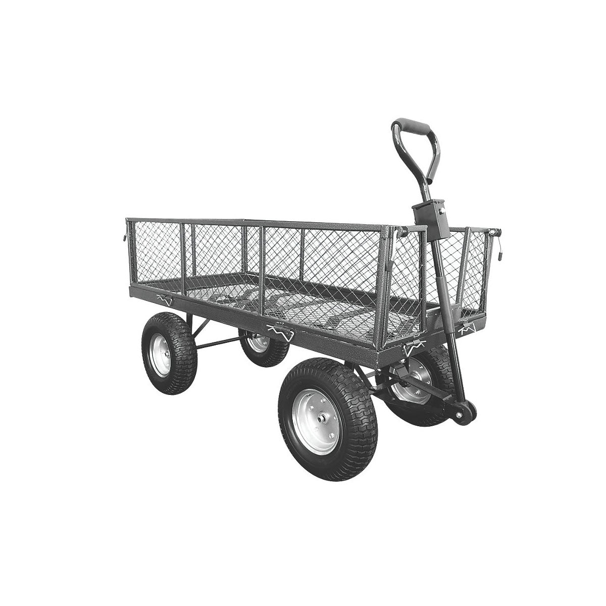 Garden Trolley Large Heavy Duty 350 Kg Metal Cart Mesh Wagon Barrow Truck - Image 2