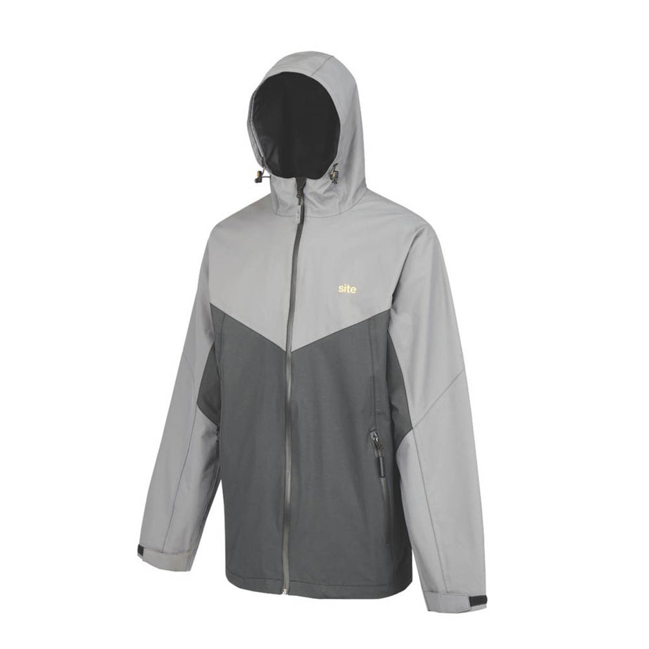 Site Jacket Black Grey Messner Windproof Adjustable Hood X Large 54" Chest - Image 1