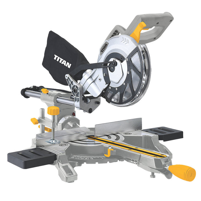 Titan Mitre Saw Electric TTB794MSW Single Bevel Sliding 210mm Heavy Duty 1500W - Image 2