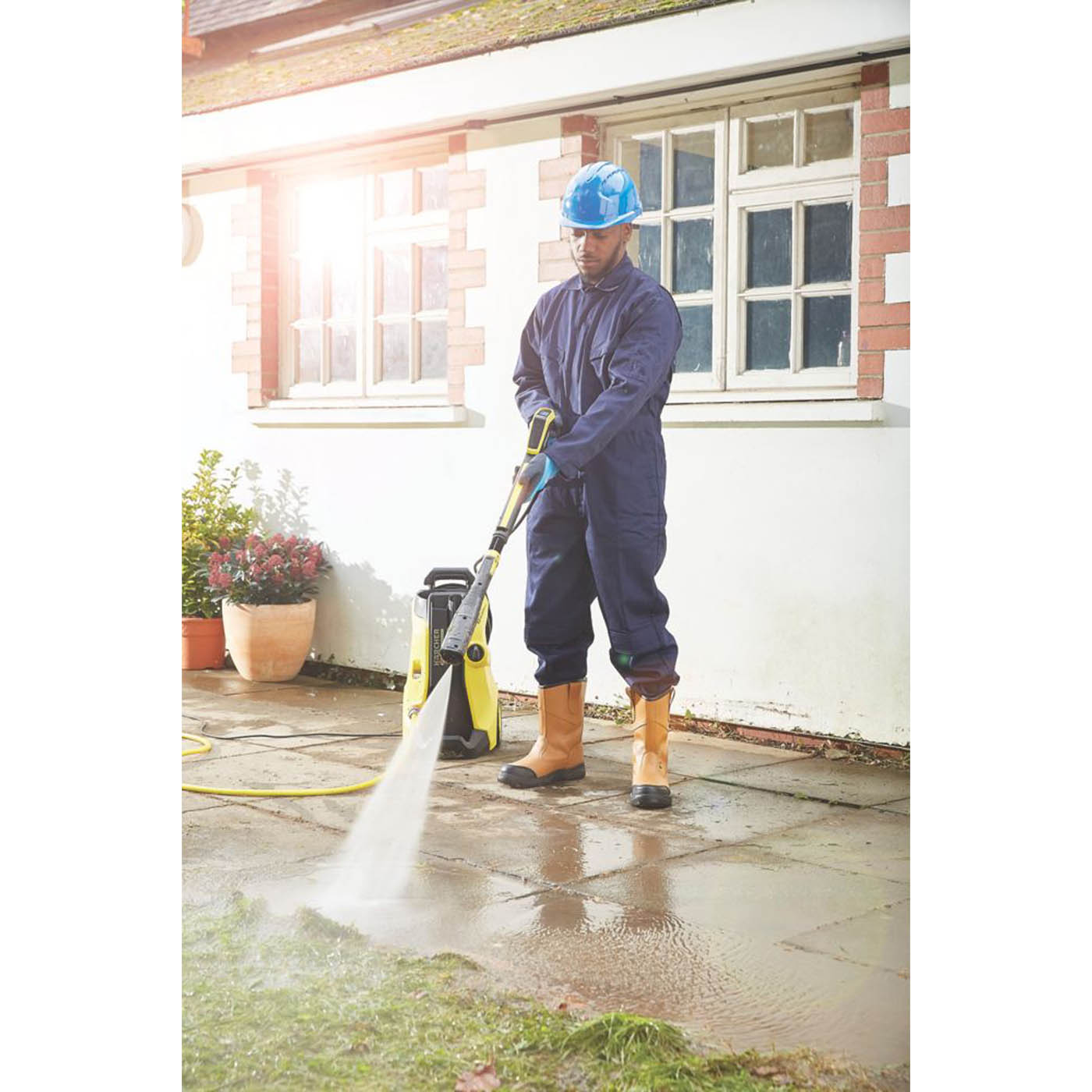 Site Safety Rigger Boots Mens Wide Fit Brown Leather Fur Lined Steel Toe Size 11 - Image 2