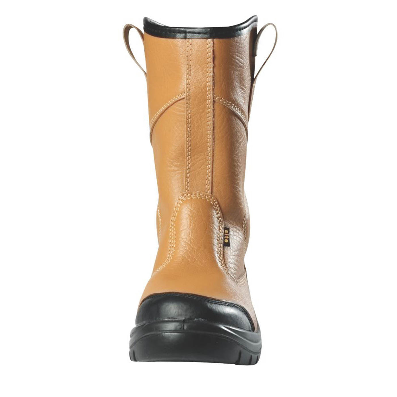 Site Safety Rigger Boots Mens Wide Fit Brown Leather Fur Lined Steel Toe Size 11 - Image 5