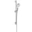 Shower Kit Chrome White Single-Spray Pattern Round Modern Design Bathroom - Image 1
