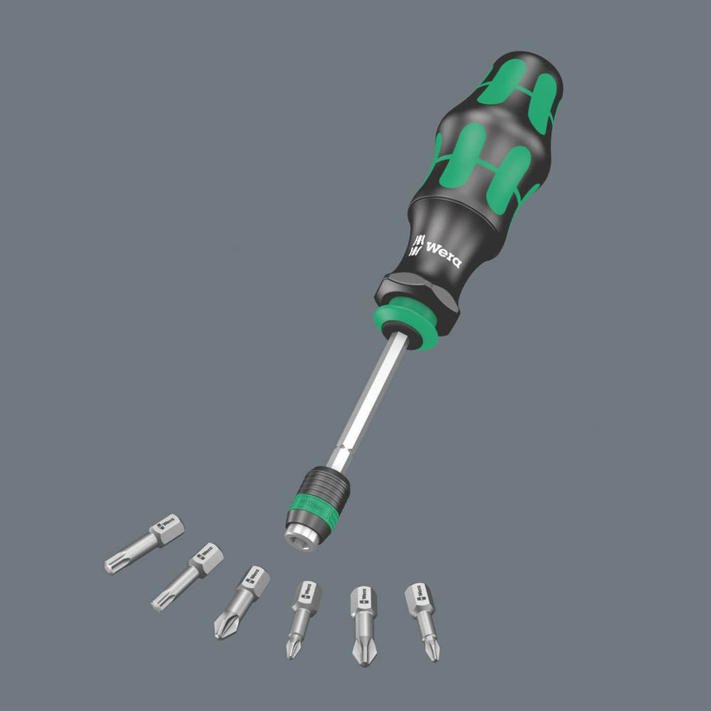 Wera Kraftform Kompakt 20 Interchangeable Screwdriver Set 7 Pieces - Image 3