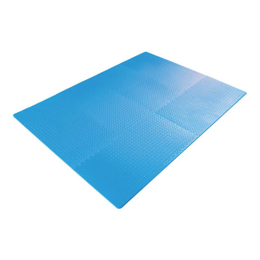 Floor Tile Interlocking Blue Foam 4.32m² Heavy Duty Garage Flooring Pack Of 12 - Image 1
