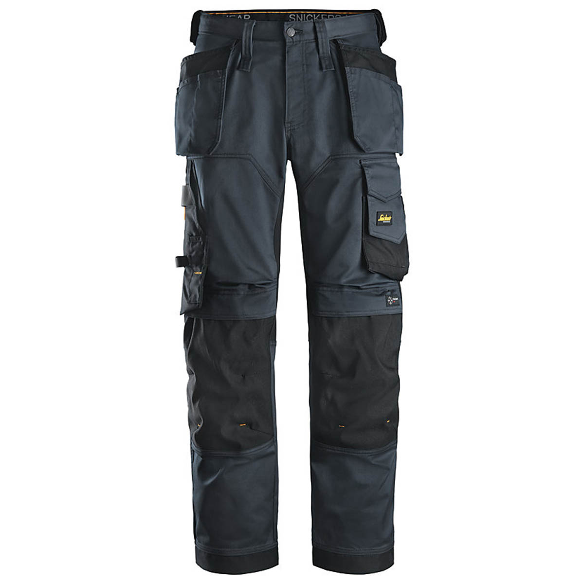 Snickers Work Trousers Mens Relaxed Fit Grey Stretch Multi Pockets 33"W 32"L - Image 1