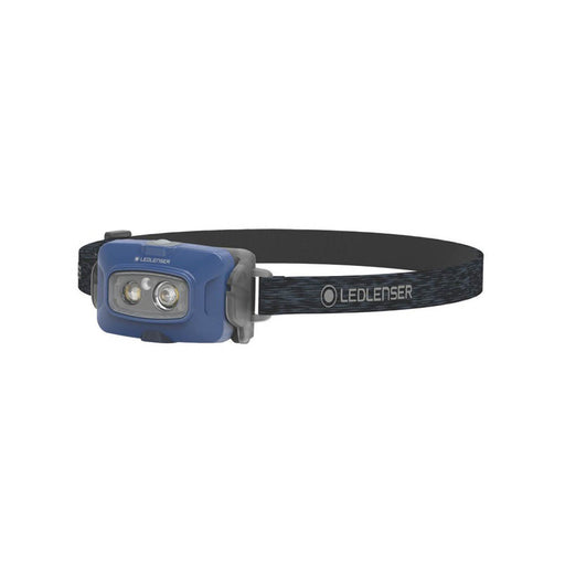 LED Head Torch Rechargeable Blue Water-Resistant Adjustable Headband 500lm - Image 1