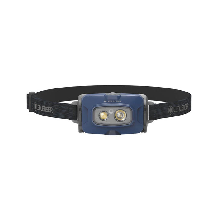 LED Head Torch Rechargeable Blue Water-Resistant Adjustable Headband 500lm - Image 2